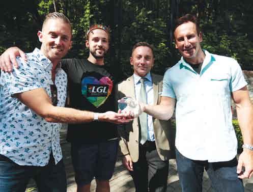 LGL Vadovas Vladimiras Simonko ir Auris Jarasunas Supporters of Baltic Pride 2016 (from the left): Robbie Sutton, Tomas