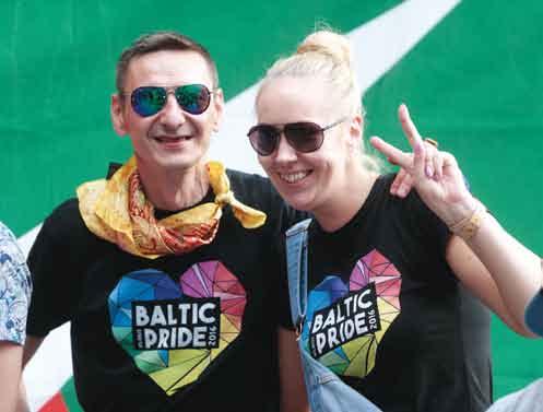 photographer Andrew Miksys and his wife Baltic Pride